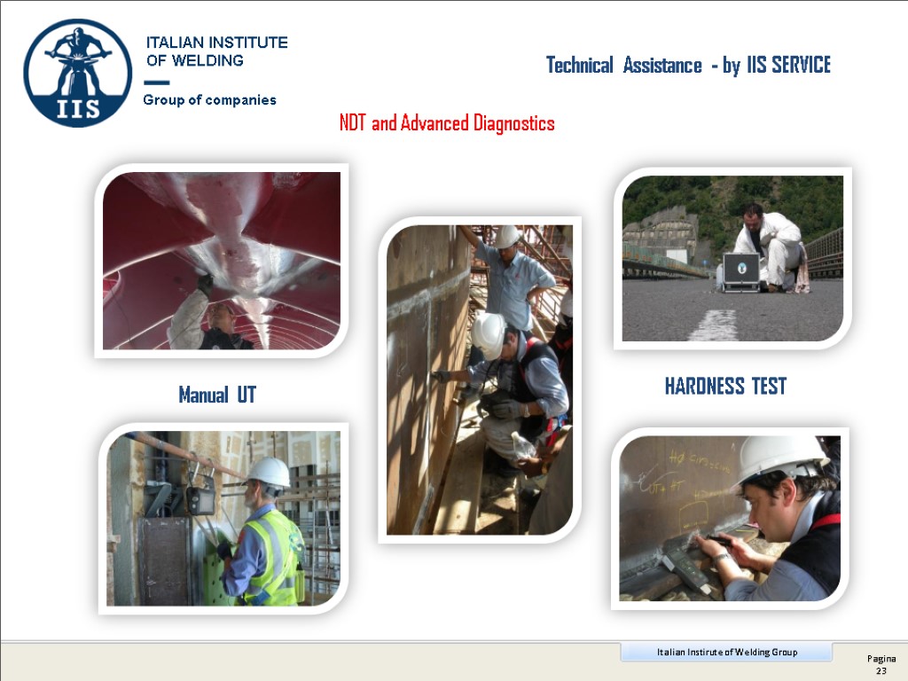 Technical Assistance - by IIS SERVICE Manual UT HARDNESS TEST NDT and Advanced Diagnostics
